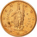 San Marino, 2 Euro Cent, 2005, MS(63), Copper Plated Steel, KM:441