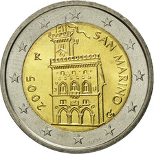 San Marino, 2 Euro, 2005, FDC, Bi-Metallic, KM:447