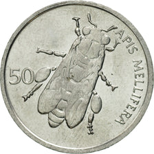 Coin, Slovenia, 50 Stotinov, 1996, AU(55-58), Aluminum, KM:3