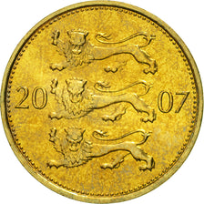 Moneta, Estonia, 50 Senti, 2007, SPL+, Alluminio-bronzo, KM:24