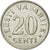 Moneda, Estonia, 20 Senti, 2006, no mint, SC, Níquel chapado en acero, KM:23a
