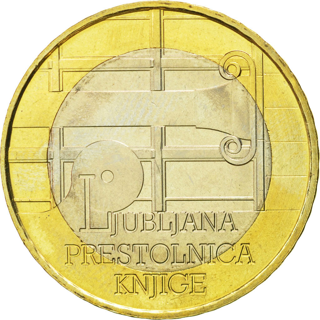 Monnaie, Slovénie, 3 Euro, 2010, SUP, Bi-Metallic, KM:95