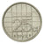 Moneda, Países Bajos, Beatrix, 25 Cents, 1993, BC+, Níquel, KM:204