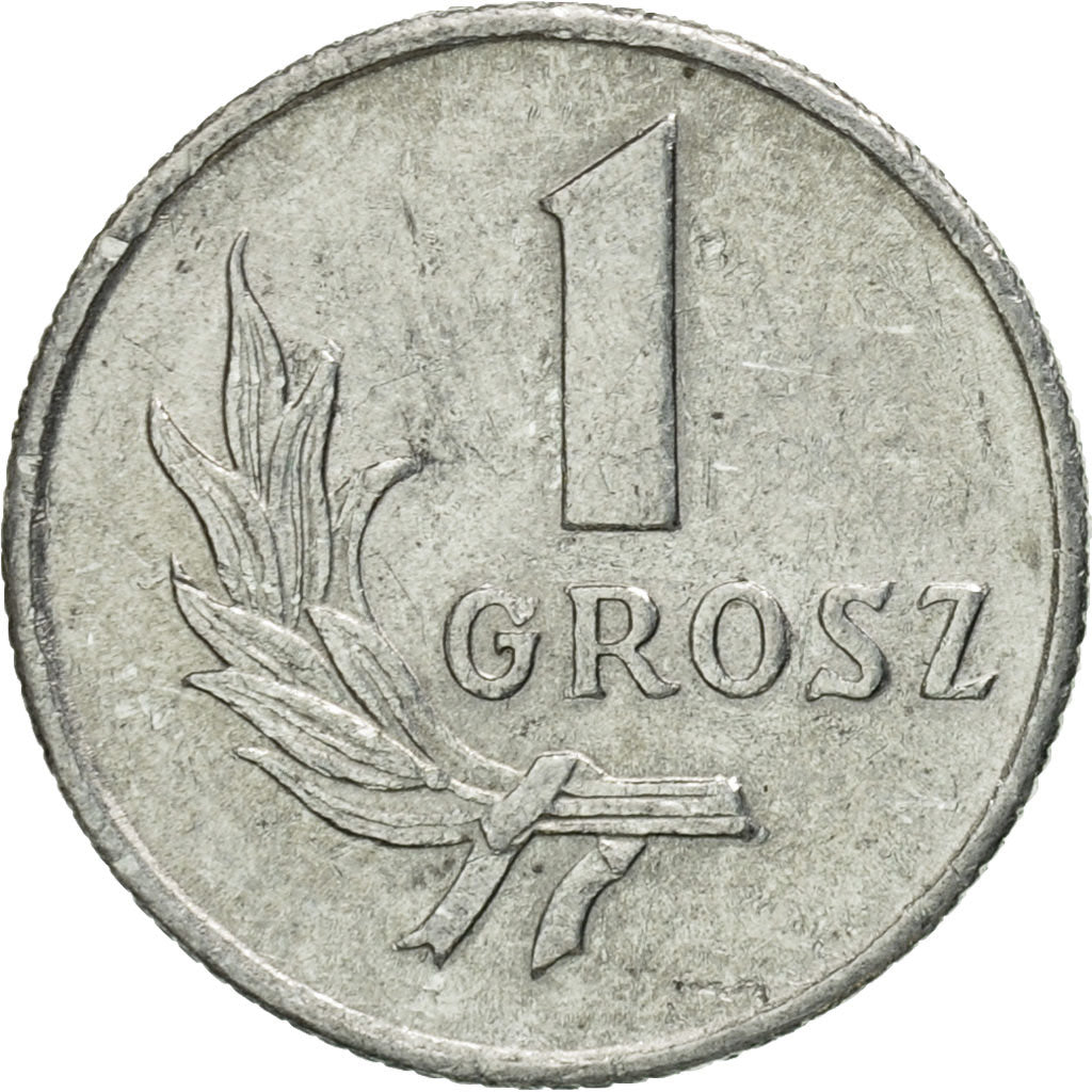 Coin, Poland, Grosz, 1949, Warsaw, VF(30-35), Aluminum, KM:39