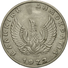 Munten, Griekenland, 20 Drachmai, 1973, FR+, Copper-nickel, KM:112
