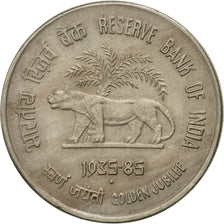 Münze, INDIA-REPUBLIC, 50 Paise, 1985, S+, Copper-nickel, KM:66