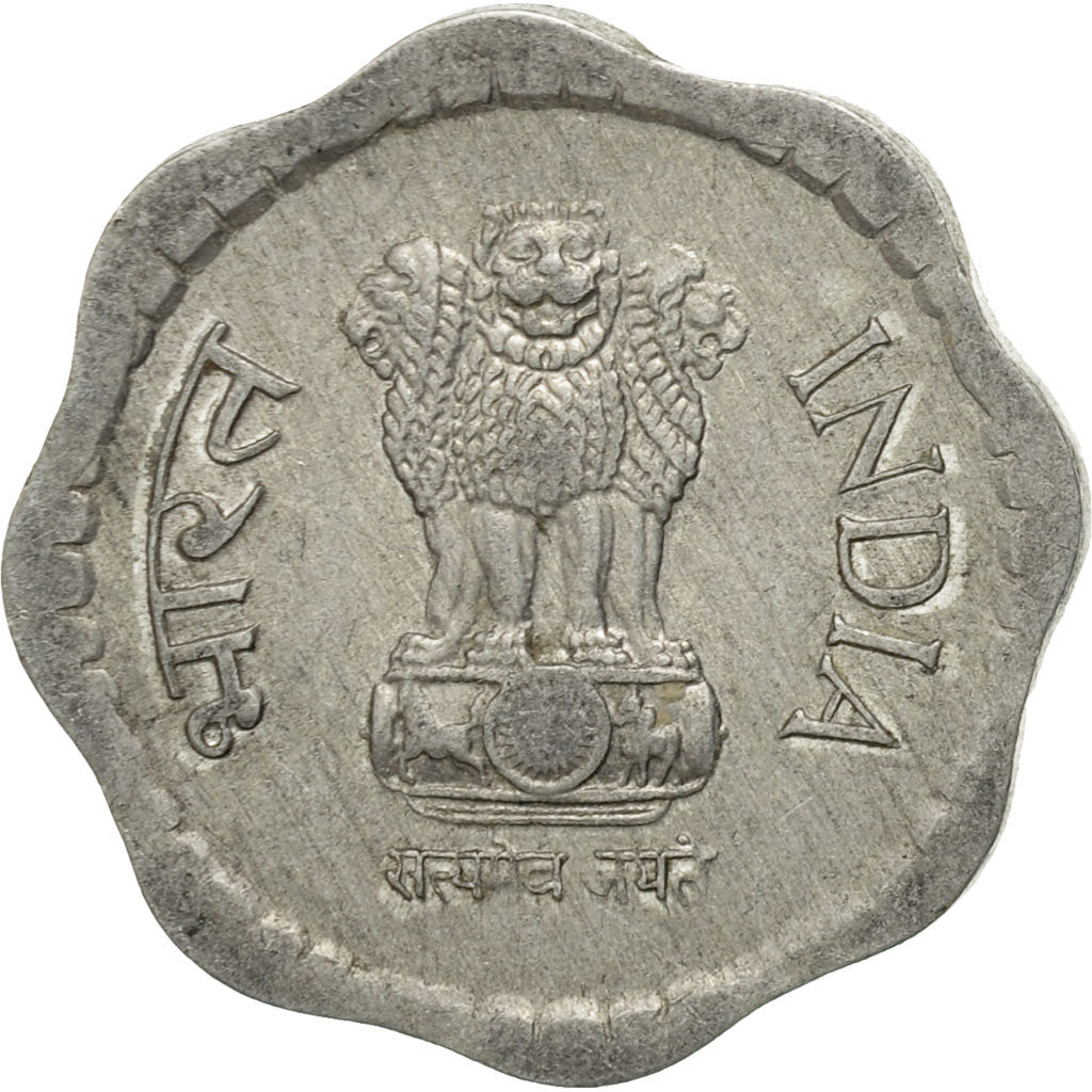 Coin, INDIA-REPUBLIC, 10 Paise, 1985, VF(30-35), Aluminum, KM:39