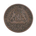 Moneda, Estados alemanes, NASSAU, Adolph, Kreuzer, 1862, Wiesbaden, BC+, Cobre