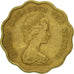 Münze, Hong Kong, Elizabeth II, 20 Cents, 1976, S+, Nickel-brass, KM:36