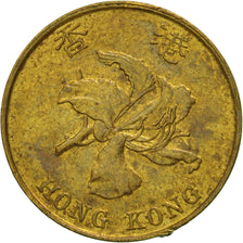 Coin, Hong Kong, Elizabeth II, 10 Cents, 1994, VF(30-35), Brass plated steel