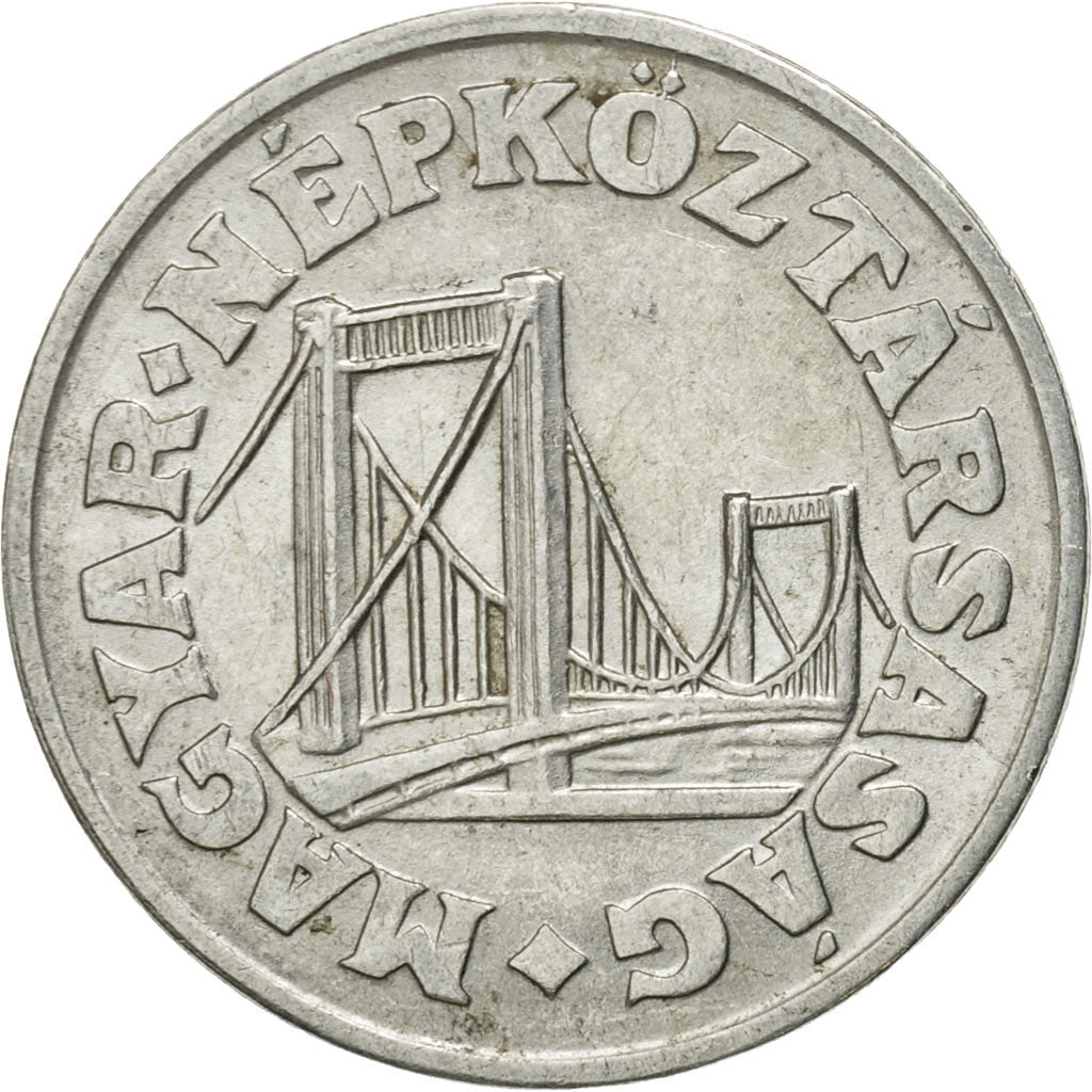 Moneda, Hungría, 50 Fillér, 1985, Budapest, MBC, Aluminio, KM:574