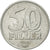 Moneda, Hungría, 50 Fillér, 1985, Budapest, MBC, Aluminio, KM:574