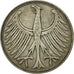 Coin, GERMANY - FEDERAL REPUBLIC, 5 Mark, 1951, Munich, VF(20-25), Silver