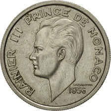 Münze, Monaco, Rainier III, 100 Francs, Cent, 1956, S+, Copper-nickel, KM:134