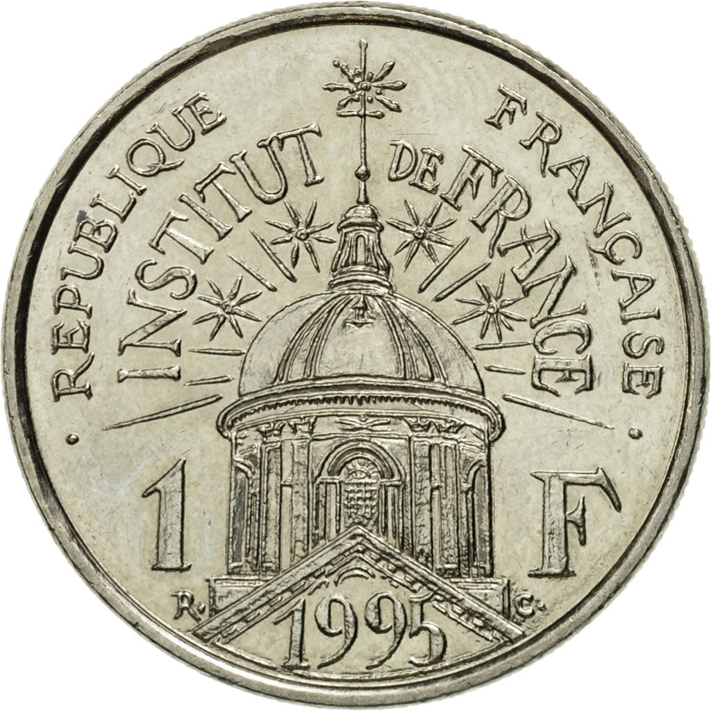Munten, Frankrijk, Institut, Franc, 1995, Paris, ZF, Nickel, KM:1133
