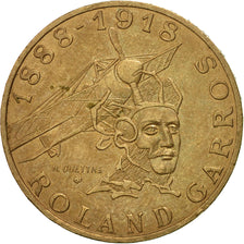 Coin, France, Roland Garros, 10 Francs, 1988, Paris, EF(40-45), Aluminum-Bronze