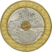 Monnaie, France, Mont Saint Michel, 20 Francs, 1992, Paris, TB+, Tri-Metallic