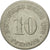 Monnaie, GERMANY - EMPIRE, Wilhelm I, 10 Pfennig, 1876, Frankfurt, TB