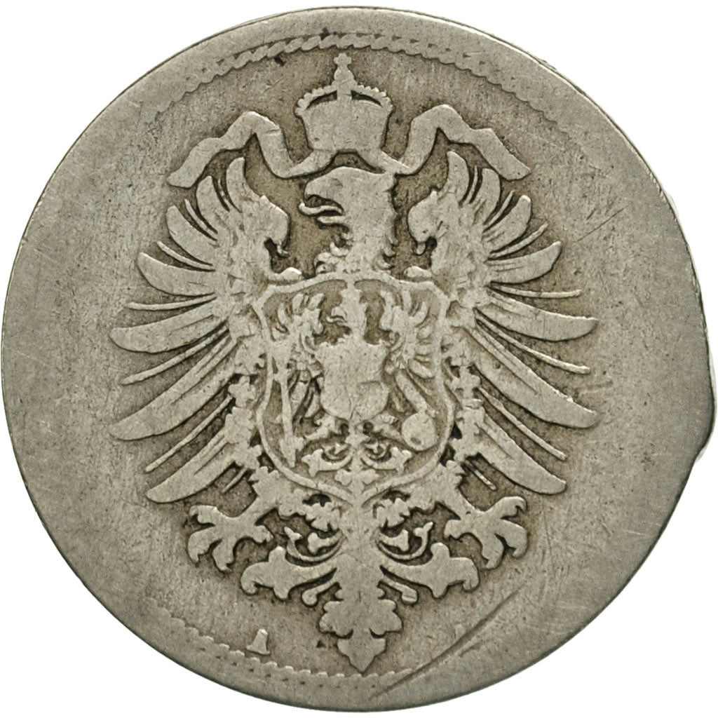 Monnaie, GERMANY - EMPIRE, Wilhelm I, 10 Pfennig, 1876, Berlin, TB