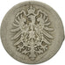 Monnaie, GERMANY - EMPIRE, Wilhelm I, 10 Pfennig, 1876, Berlin, TB