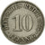Moneta, NIEMCY - IMPERIUM, Wilhelm II, 10 Pfennig, 1908, Berlin, EF(40-45)