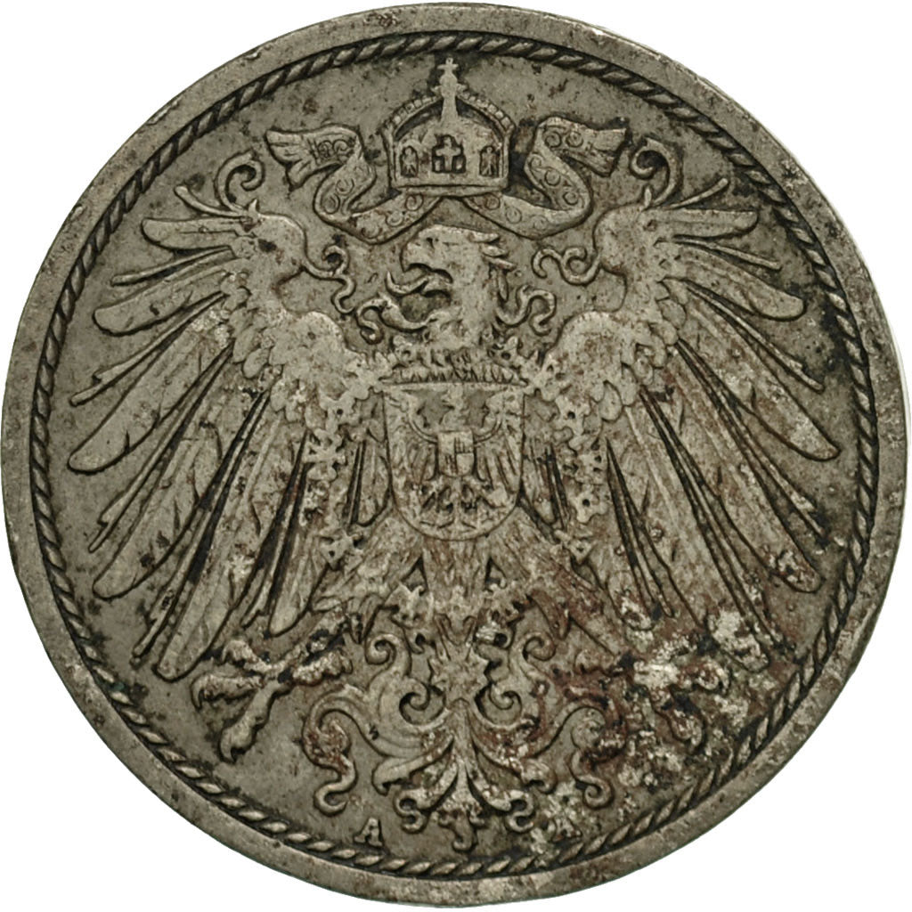 Münze, GERMANY - EMPIRE, Wilhelm II, 10 Pfennig, 1910, Berlin, S