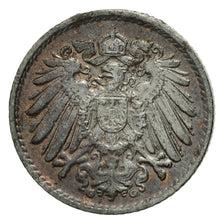 Monnaie, GERMANY - EMPIRE, 5 Pfennig, 1915, Karlsruhe, B+, Iron, KM:19