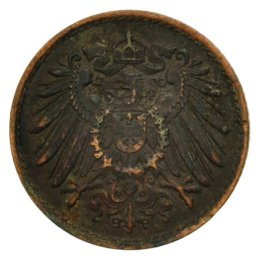 Moneta, GERMANIA - IMPERO, 5 Pfennig, 1916, Berlin, B+, Ferro, KM:19