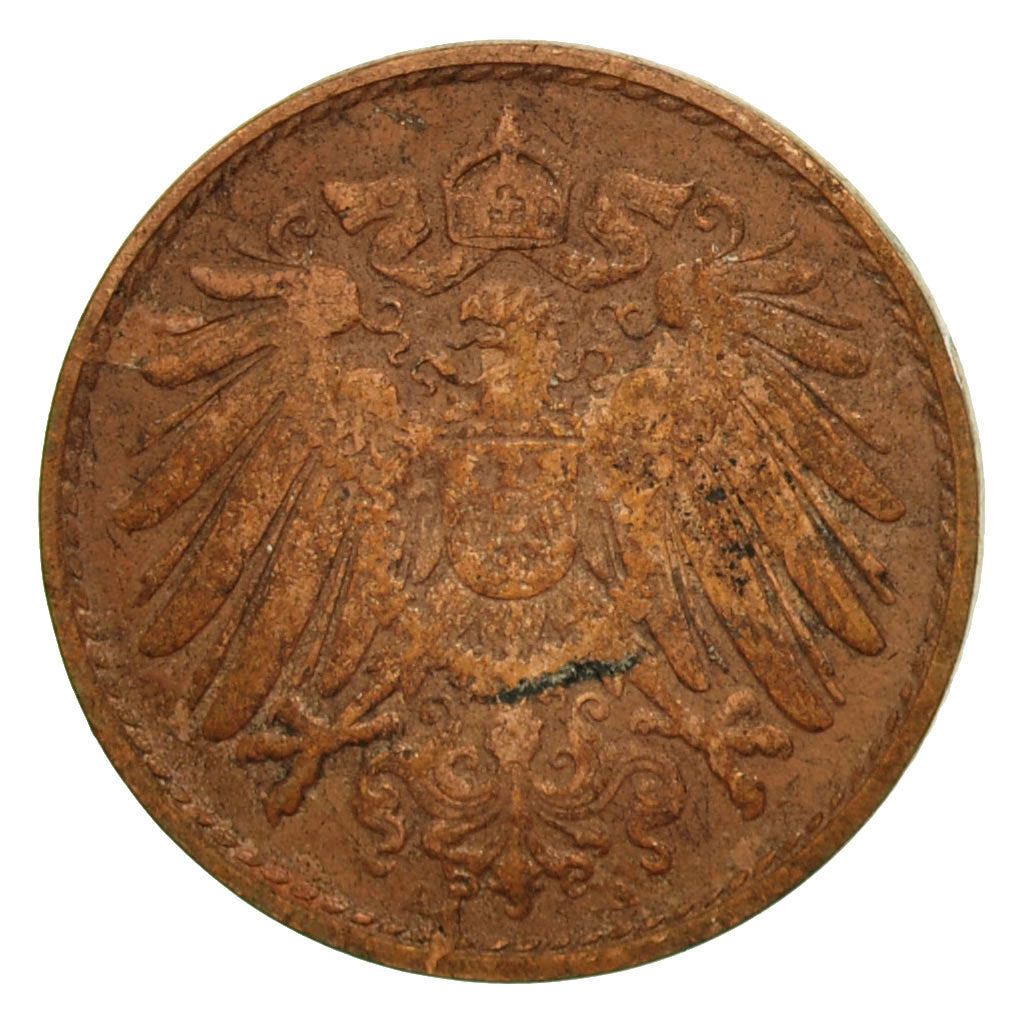 Moneta, NIEMCY - IMPERIUM, 5 Pfennig, 1918, Berlin, VF(20-25), Żelazo, KM:19