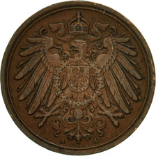 Moneta, GERMANIA - IMPERO, Wilhelm II, Pfennig, 1914, Berlin, BB, Rame, KM:10