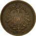 Moneta, GERMANIA - IMPERO, Wilhelm I, Pfennig, 1876, Munich, BB, Rame, KM:1