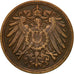 Moneta, GERMANIA - IMPERO, Wilhelm II, Pfennig, 1912, Munich, MB+, Rame, KM:10