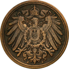 Moneta, GERMANIA - IMPERO, Wilhelm II, Pfennig, 1906, Berlin, MB, Rame, KM:10