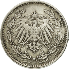 Moneta, GERMANIA - IMPERO, 1/2 Mark, 1905, Munich, BB, Argento, KM:17