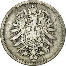 Moneta, GERMANIA - IMPERO, Wilhelm I, Mark, 1876, Berlin, MB+, Argento, KM:7