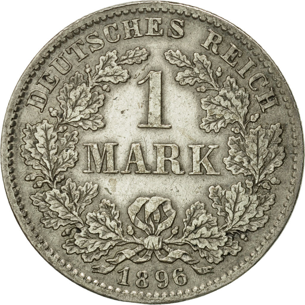 Münze, GERMANY - EMPIRE, Wilhelm II, Mark, 1896, Munich, S, Silber, KM:14