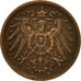Moneta, GERMANIA - IMPERO, Wilhelm II, 2 Pfennig, 1904, Munich, BB, Rame, KM:16