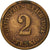 Coin, GERMANY - EMPIRE, Wilhelm I, 2 Pfennig, 1874, Frankfurt, VF(20-25)