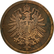 Moneta, GERMANIA - IMPERO, Wilhelm I, 2 Pfennig, 1873, Berlin, MB, Rame, KM:2