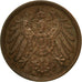 Moneta, GERMANIA - IMPERO, Wilhelm II, 2 Pfennig, 1915, Berlin, MB+, Rame, KM:16