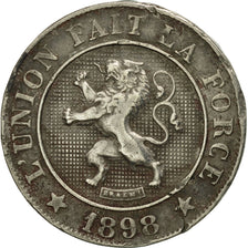 Monnaie, Belgique, Leopold II, 10 Centimes, 1898, TB, Copper-nickel, KM:42