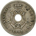 Moneta, Belgio, 10 Centimes, 1902, MB+, Rame-nichel, KM:49