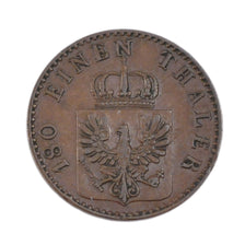 Germany, 2 Pfennig, 1867, KM #481.1, EF(40-45), Copper, 3.00