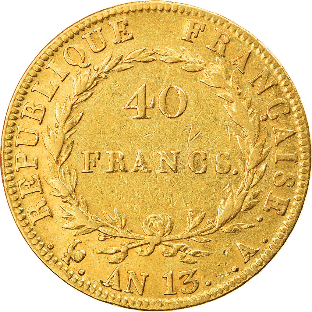 Munten, Frankrijk, 40 Francs, 1804, Paris, FR+, Goud, Gadoury:1081