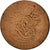 Moneda, Bélgica, Leopold I, 2 Centimes, 1861, BC+, Cobre, KM:4.2
