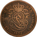 Münze, Belgien, Leopold II, 2 Centimes, 1871, S+, Kupfer, KM:35.1