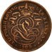 Moneda, Bélgica, 2 Centimes, 1909, MBC, Cobre, KM:36