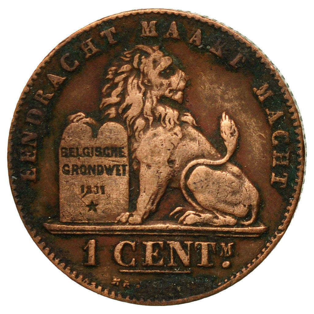 Münze, Belgien, Leopold II, Centime, 1901, SS, Kupfer, KM:34.2