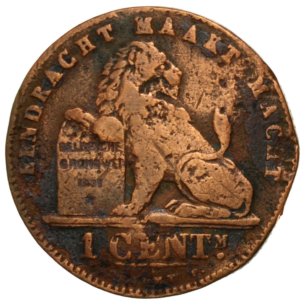 Moneda, Bélgica, Leopold II, Centime, 1894, BC+, Cobre, KM:34.1