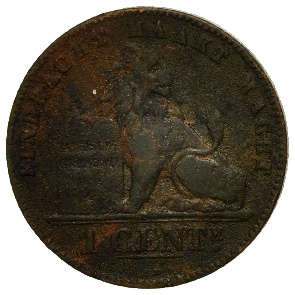 Münze, Belgien, Leopold II, Centime, 1887, S, Kupfer, KM:34.1